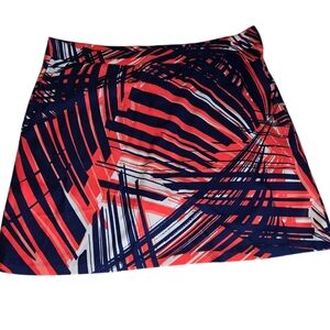 Stylish Women's Skort in Red and Blue